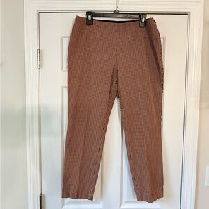 a new day Women's Brown Pinstripe Cropped Pants